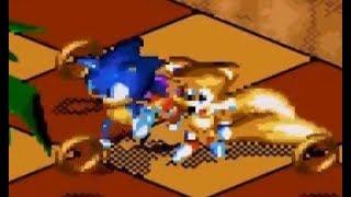 Sonic 3D Blast (Genesis) part 1 Green Grove Zone