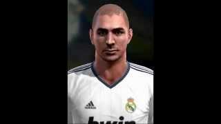 Real Madrid Face in PES 2013