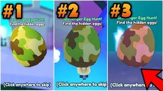 ALL SCAVENGER EGG LOCATIONS!  | Pet Simulator X Roblox