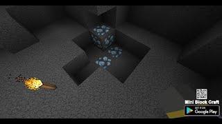 mini block craft finding diamonds