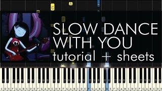 Adventure Time - Slow Dance with You - Piano Tutorial - Synthesia