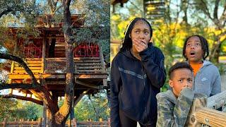 SIBLINGS Discover CREEPY TREEHOUSE, What Happened Next Is Shocking