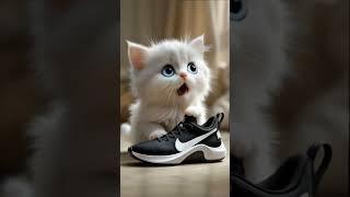 When You Buy Your Cat the Wrong Shoe Size… He YELLED.