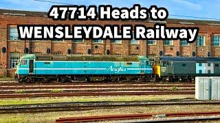 47714 HEADS to WENSLEYDALE Railway  (Hopefully) for Presevation! + Other locos & workings at Donny!