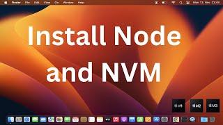 How To Install Node and NVM on Mac / macOS