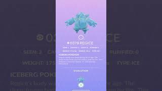 Pokedex: Pokemon GO-Regice