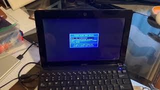 How to change boot order sequence to USB in Asus Eee PC 10xx 70x