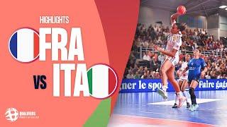 France vs Italy | HIGHLIGHTS | Round 1 | Women's EHF EURO 2024 Qualifiers