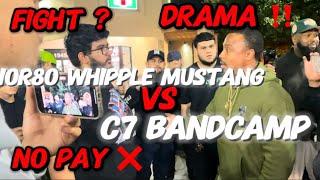 DRAMA‼️ INSANE️FIGHT? C7 BANDCAMP Vs. 10R80 WHIPPLE MUSTANG #fight #racing #mexico #c6 #10r80