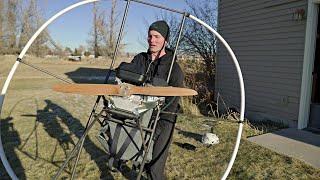 IT FLEW! $99.00 Paramotor engine.