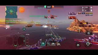 World of Warships Blitz:Brooklyn:1 DD Sink