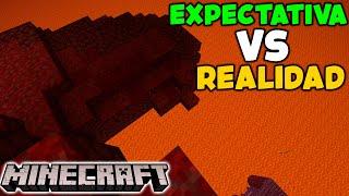 EXPECTATIVA vs REALIDAD en MINECRAFT - 2022 #SHORTS 