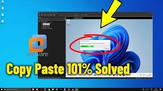 Copy Files from Host PC to VMware Workstation Windows 11 / 10 - How To transfer Folders to vmware 