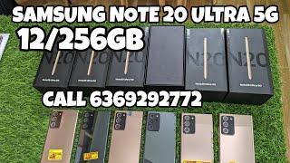 SAMSUNG NOTE 20 ULTRA 5G, 12/256GB @ BEST PRICE. CALL 6369292772. DELIVERY ACROSS INDIA.