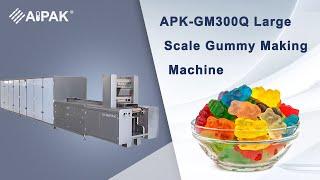 Aipak Semi-automatic gummy making machine small scale gummy bear machine introduction