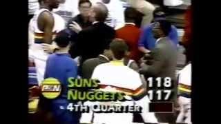 Chris Jackson - Mahmoud Abdul-Rauf Crazy Buzzer Beater vs Suns 1993