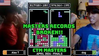 FOCUS IS KEY  Alex T vs Dog | Apr '24 FINAL | Classic Tetris Monthly Masters