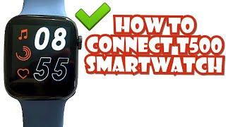 HOW TO CONNECT T500 IWO 13 SMARTWATCH TO YOUR SMARTPHONE | TUTORIAL | ENGLISH