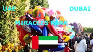 UAE  ARAB EMIRATES  DUBAI MIRACLES PARK(FLOWER PARK) TALE IN THE DESERT