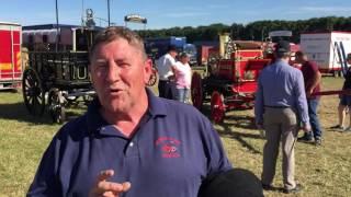 The Great Dorset Steam Fair 2016 - Graham Newman experience riding the horse drawn fire steam engine