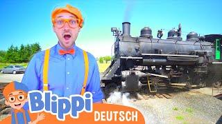 Blippi erkundet einen Dampfzug | Blippi Deutsch | Abenteuer und Videos für Kinder