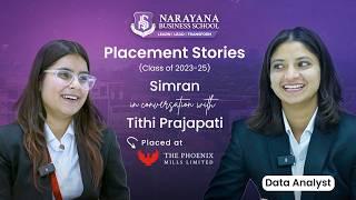 NBS Placement Stories Season 2 ft. Tithi Prajapati Placed As Data Analyst | Class Of 2023-25 | S2EP1