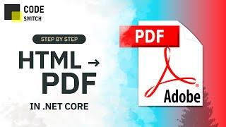 Generate Beautiful PDF from HTML Very Easily | Console Application In .NET Core