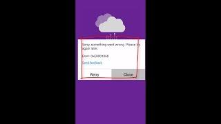 How to Fix OneNote Error 0xE0001068, "Sorry, something went wrong. Please try again latter."