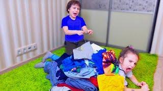 Аминка НЕ ЗНАЕТ что НАДЕТЬ! Камиль СПАСАЕТ сестру! для детей kids children