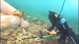 Found ANTIQUE Gold Relics BURIED Under Old PUB while UNDERWATER Metal Detecting