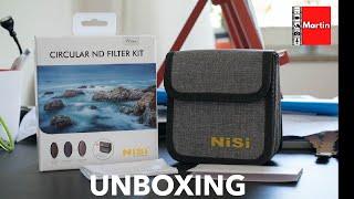 Unboxing of NiSi circular ND filter kit (3, 6 and 10 stops) | Martin