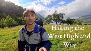 Hiking and wild camping the West Highland Way, Scotland