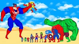 Rescue SHE HULK, SPIDER GIRL, SUPER GIRL, SUPER MAN, SPIDER MAN From MUSCLE - SPIDER GIRL | Funny