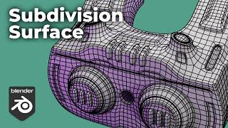 Subdivision surface modeling за 4 минуты Blender