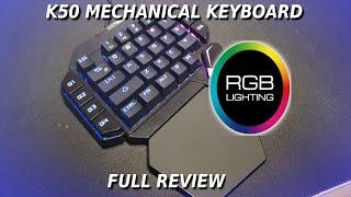 K50 One Handed Mechanical Keyboard (Full Review)