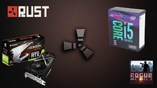 Rust Ultra Settings fps test. Aorus RTX 2060 + i5 8600K OC имба ПК сборка