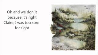 Bon Iver- Wash. w/Lyrics