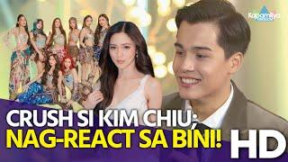 Anak ni Mikee Cojuanco na si Robbi Jaworski, nag-react sa BINI; inaming crush si Kim Chiu