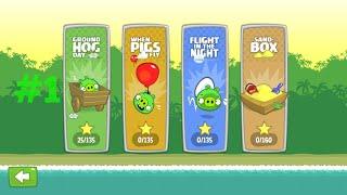 Bad Piggies #1: Ground hog day