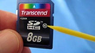 SD SDHC Card Problems and Fixes (Card Locked, Card Error, No Memory Card, Format Card)