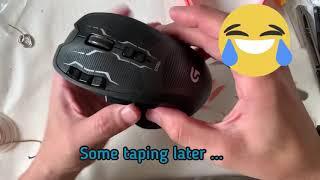 #7 Tear Down & Clean Logitech G700s Wireless Gaming Mouse (fix double clicking)