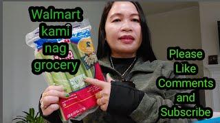 Walmart kami nag grocery / simply pinay in USA