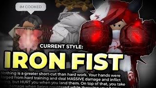 The IRON FIST Style is EXTREMELY OP | Untitled Boxing Game (Roblox)