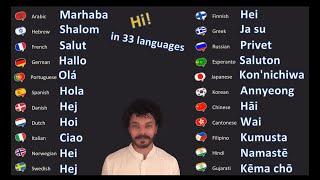 Hi in 33 languages