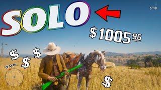 SUPER EASY! *SOLO* MONEY/XP GLITCH IN RED DEAD ONLINE! (RED DEAD REDEMPTION 2)