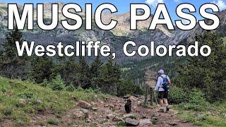 Music Pass, Westcliffe CO: The Whole Road, 13.5 Miles & Hike to Great Sand Dunes National Preserve