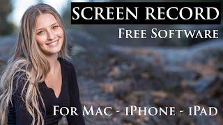 FREE Screen Recording Software for Mac, iPhone, and iPad.