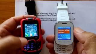 Kenxinda W1 Qwerty Keyboard Slider Smart Watch Phone: Unboxing and Review