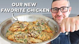 My Family is OBSESSED with this Chicken Scallopini Recipe