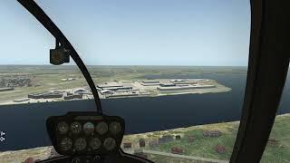 Heliflug mit dem Robinson R66 über Hamburg - xflight737 - X-Plane 11